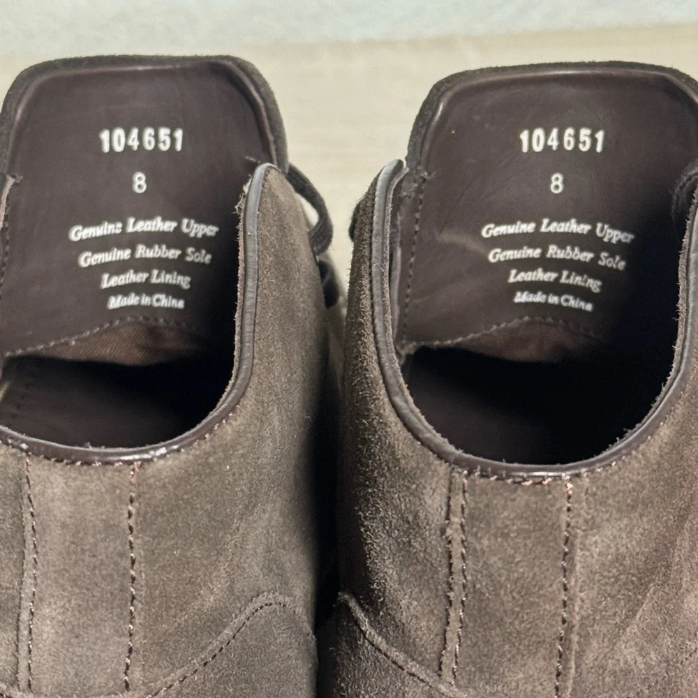 The Mans Store at Bloomingdale’s Chukka Brown Suede Men’s Size 8 Comfort Boots